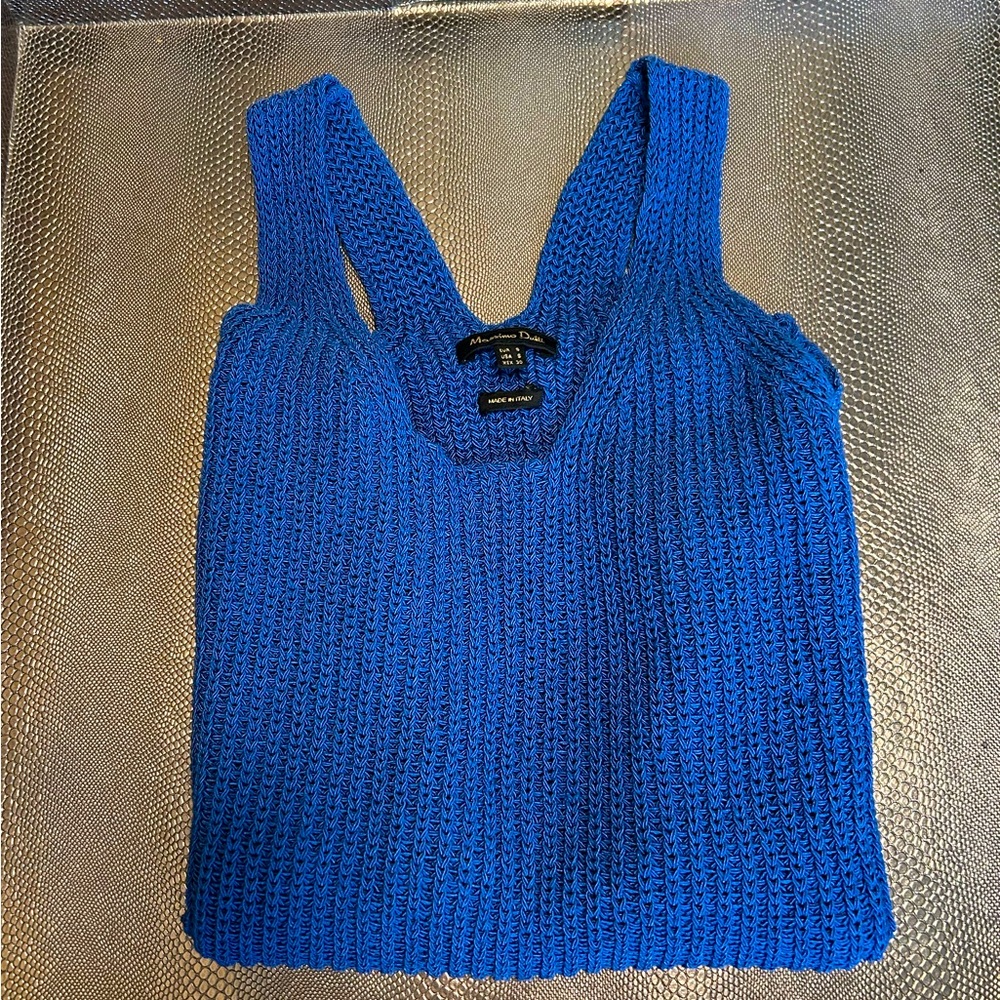 Massimo Dutti Crochet tank